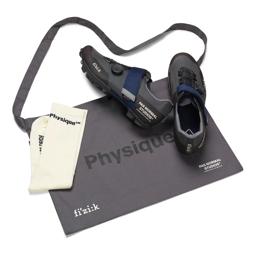FIZIK x PAS NORMAL STUDIOS Gravel MTB Cycling Shoes Vento Ferox Carbon - Grey - Image 5