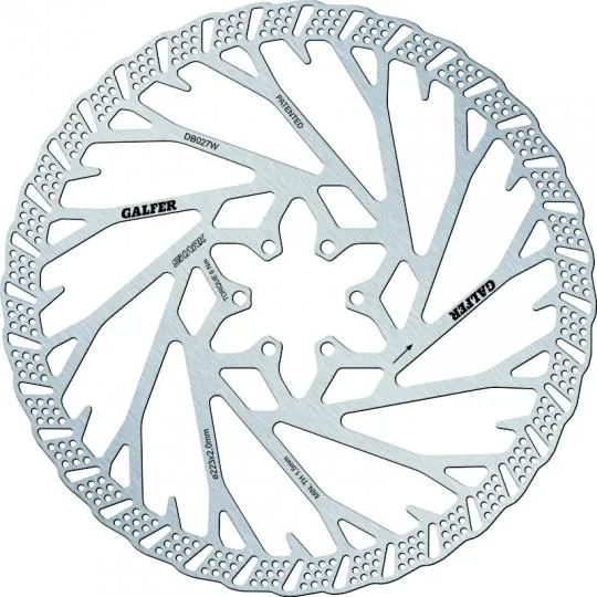 GALFER Shark Gravel/MTB Break Disc Rotor - Silver - Image 3