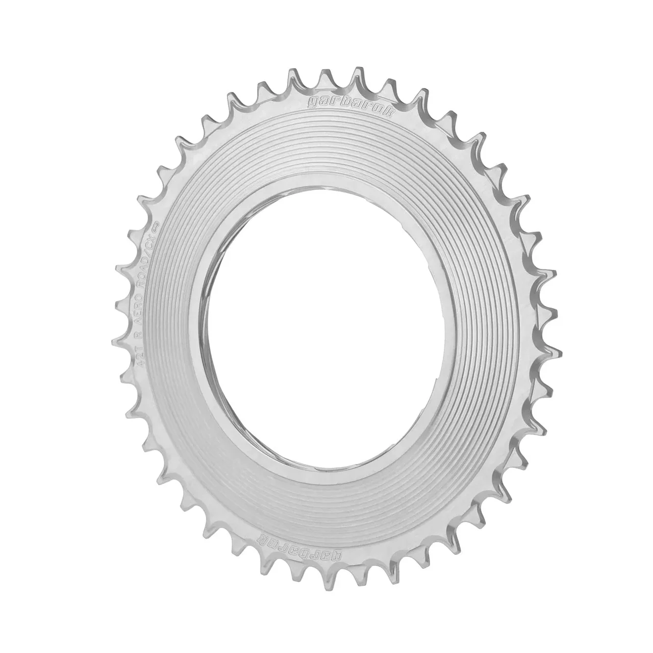 GARBARUK Road Thread Mount Chainring for Red Xplr Axs Power - Silver