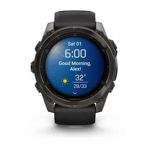 GARMIN Fenix 8 Multisport GPS Amoled Watch - Sapphire/Carbon Grey - Image 2