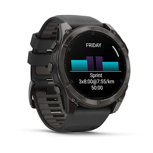 GARMIN Fenix 8 Multisport GPS Amoled Watch - Sapphire/Carbon Grey - Image 3