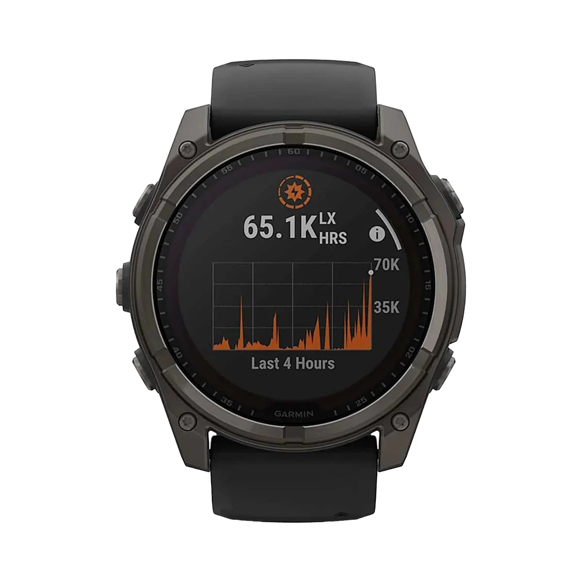 GARMIN Fenix 8 Multisport GPS Solar Watch - Sapphire/Titanium Black - Image 2