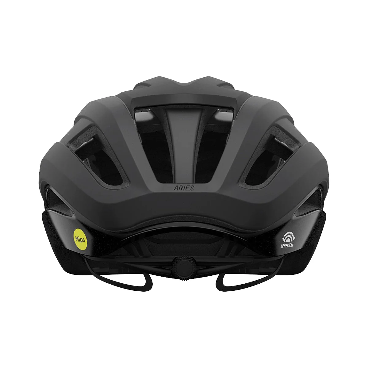 GIRO Aries Spherical Cycling Helmet - Black Matt - Image 3