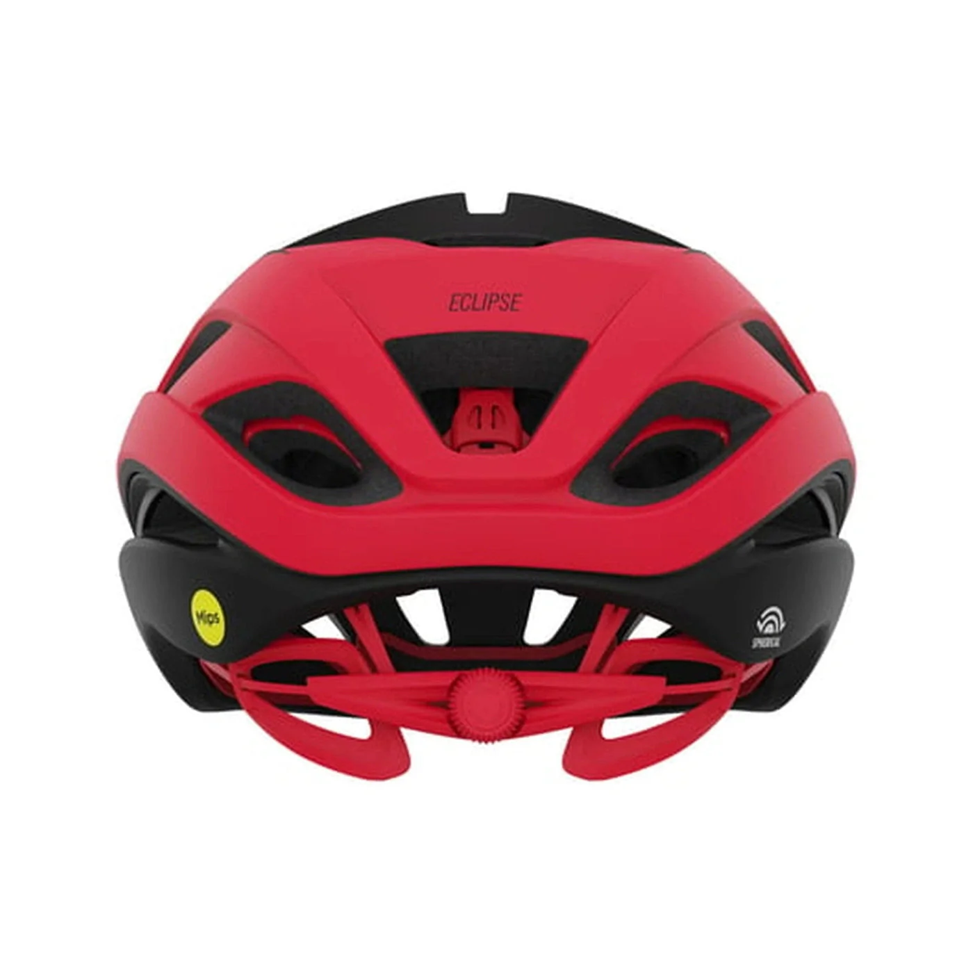 GIRO Eclipse Spherical Cycling Helmet - Black White Red Matt - Image 3