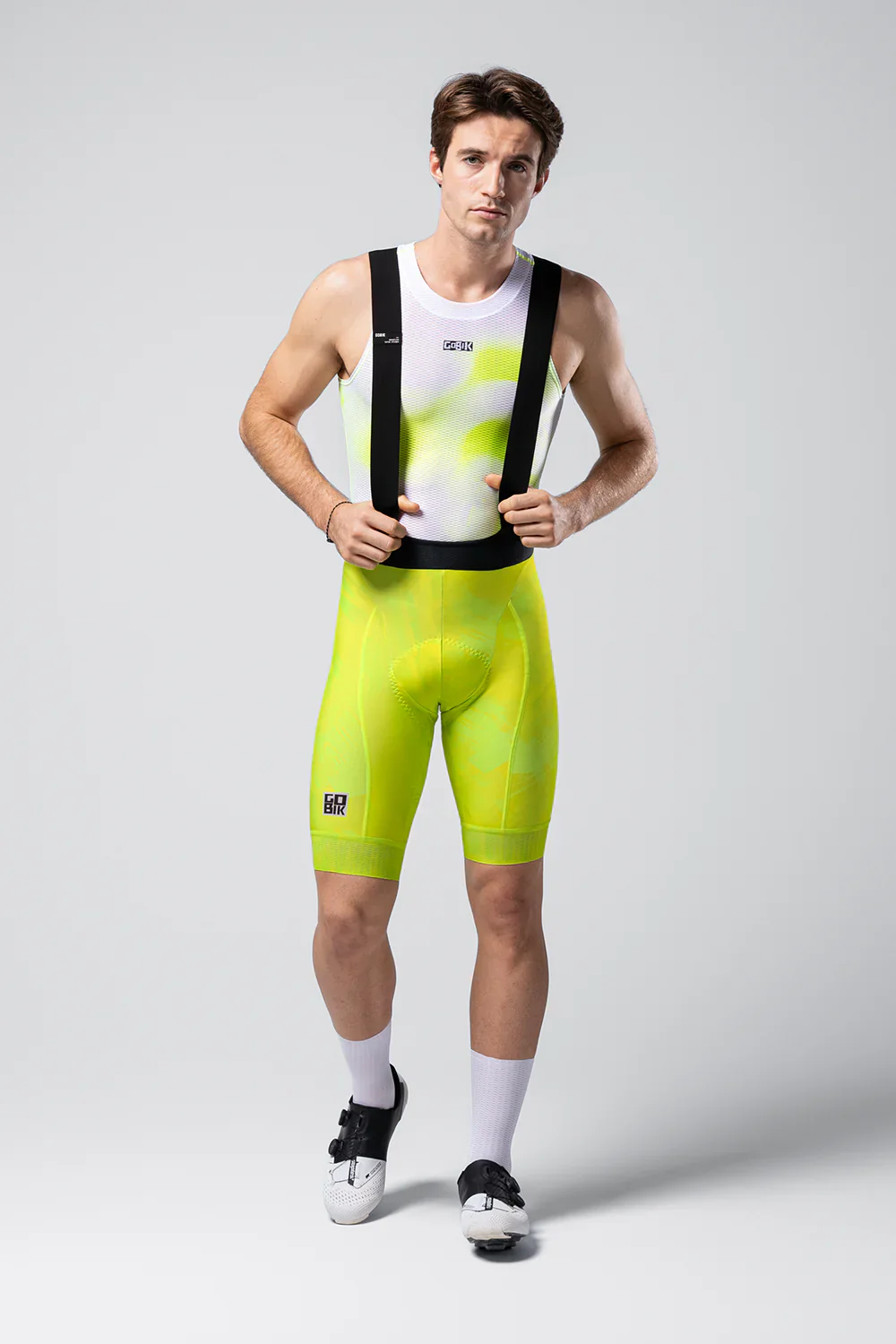 GOBIK Absolute Print K10 Bib Short - Liquid Lime - Image 6