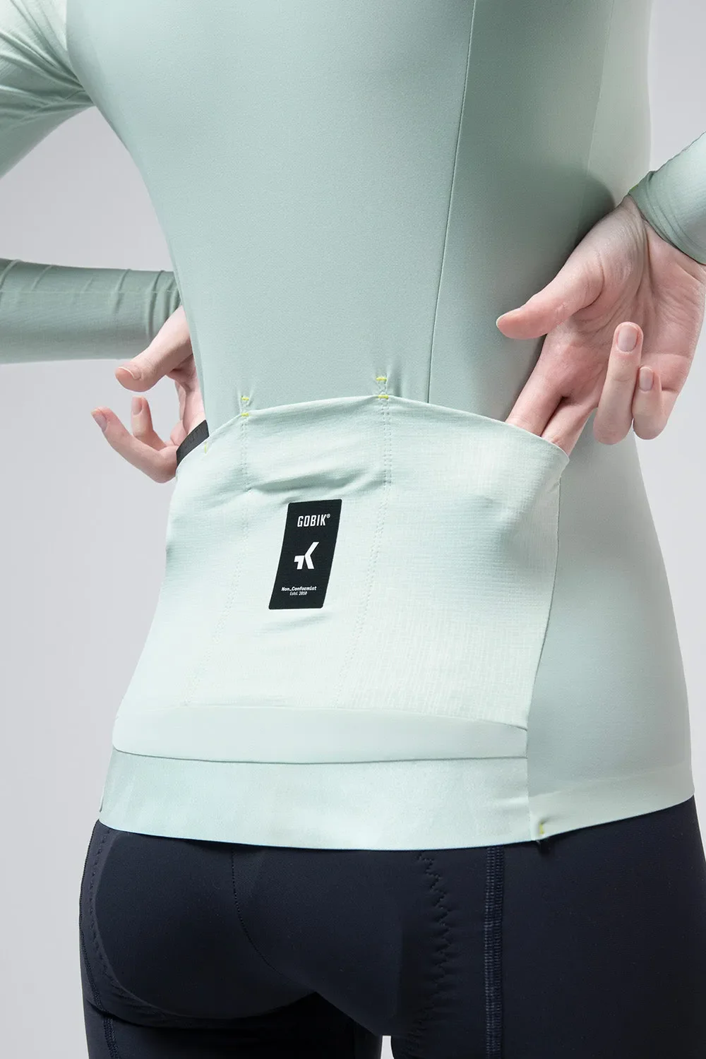 GOBIK Avalon Unisex Long Sleeve Jersey - Halycon - Image 4