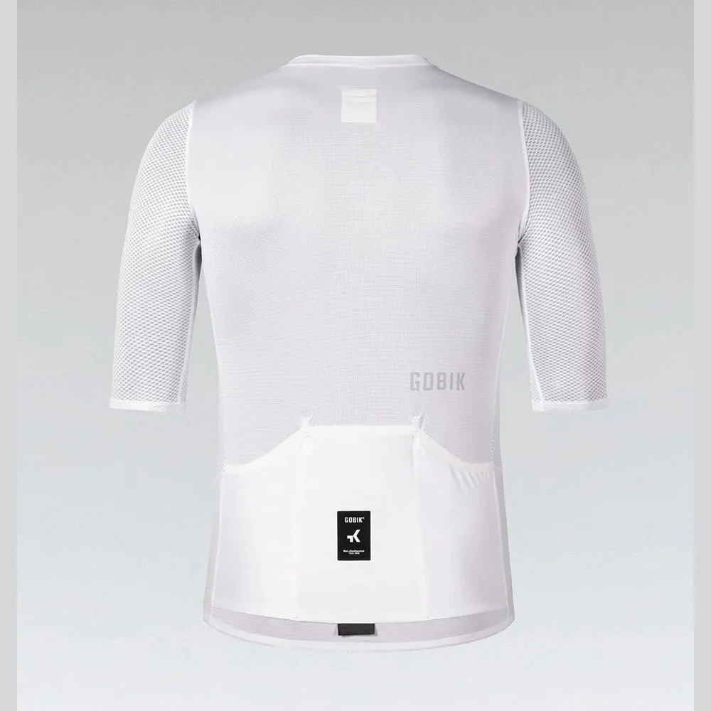 GOBIK Carrera 3.0 Unisex Jersey - White - Image 2