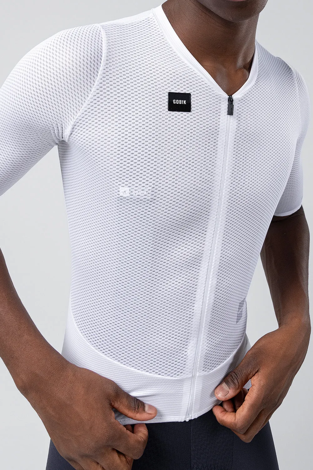 GOBIK Carrera 3.0 Unisex Jersey - White - Image 6