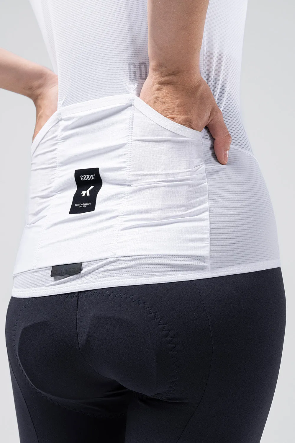 GOBIK Carrera 3.0 Unisex Jersey - White - Image 7