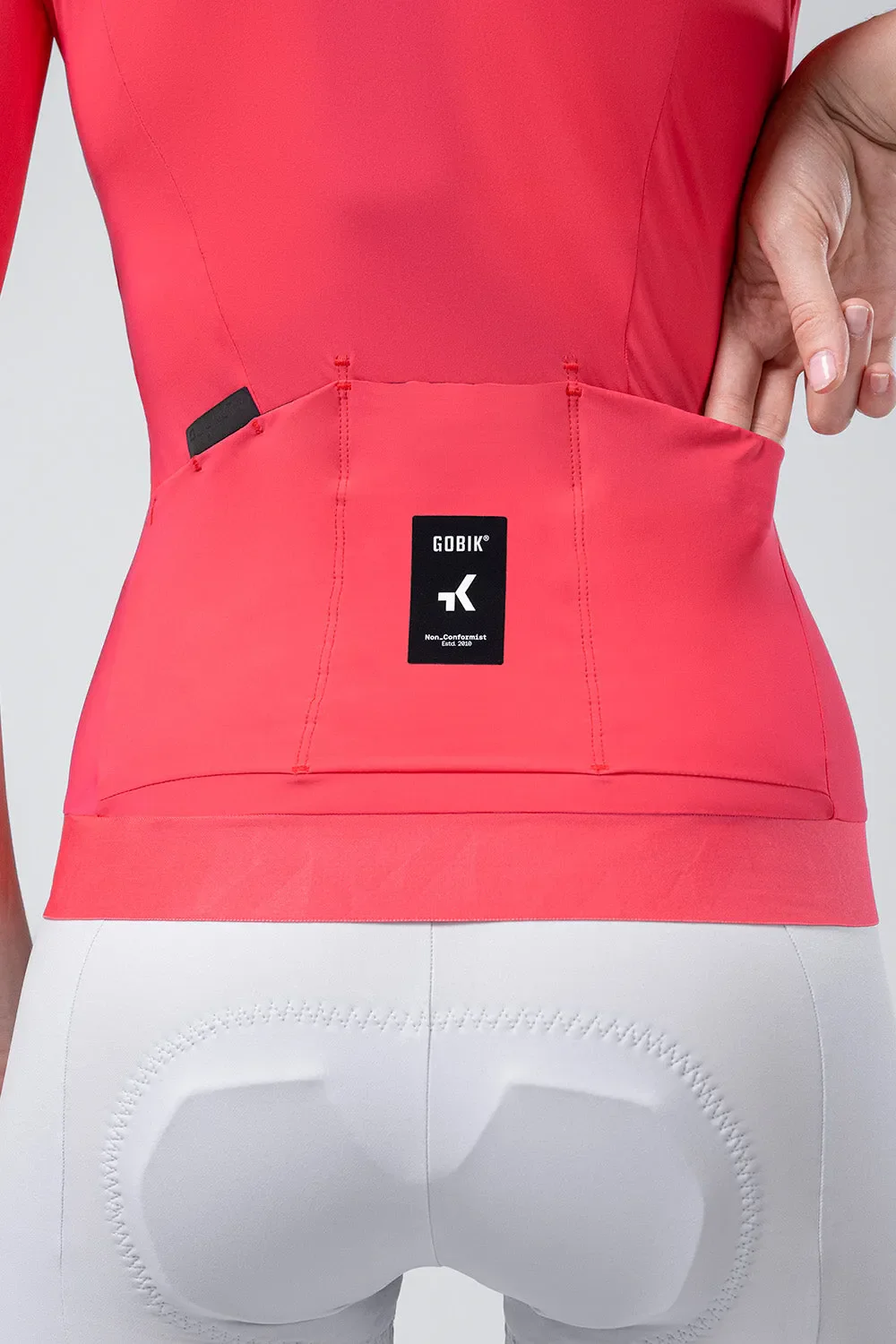 GOBIK CX Solid Unisex Jersey - Cerise - Image 8