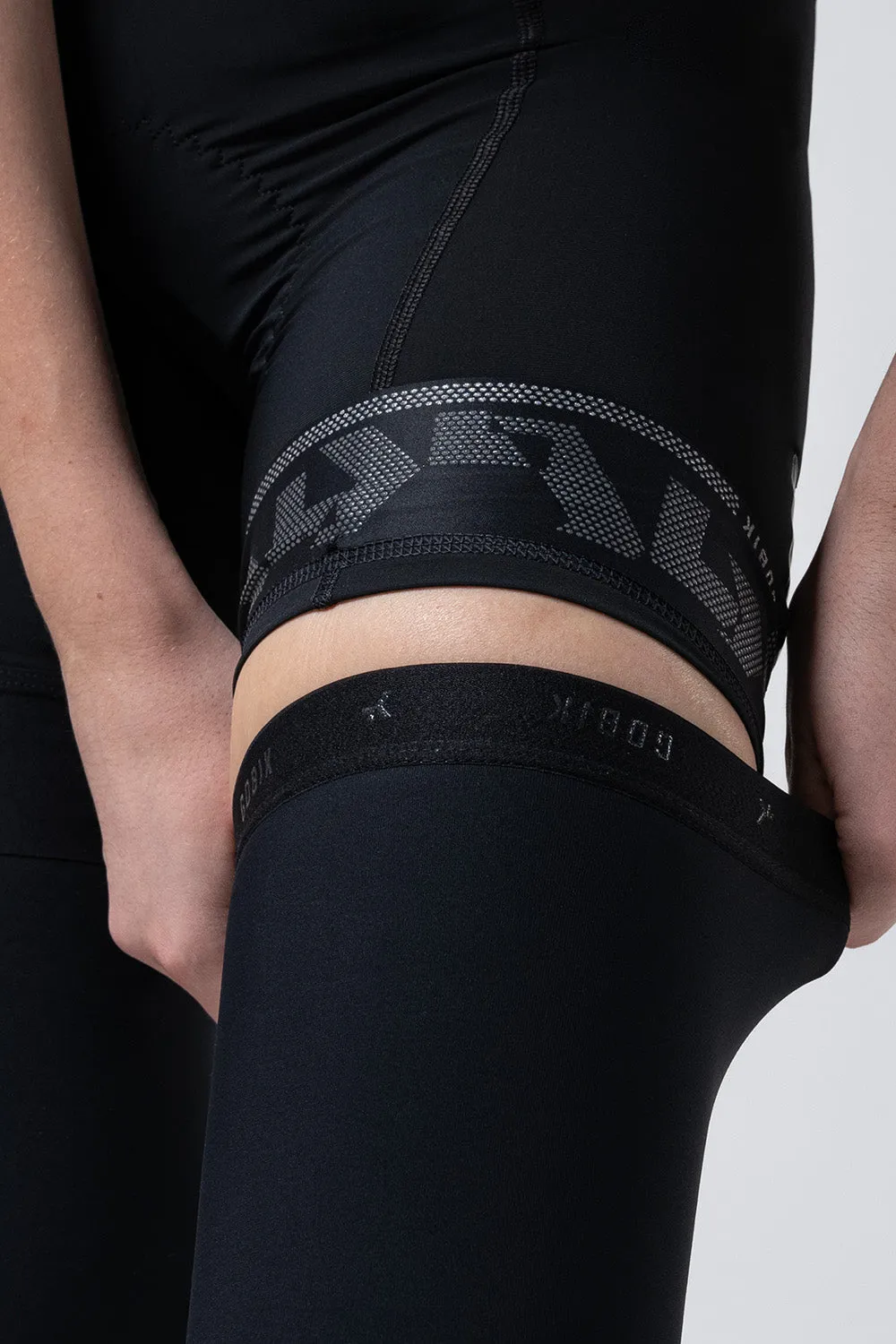 GOBIK Haru 2.0 Knee Warmers - Pitch Black - Image 2