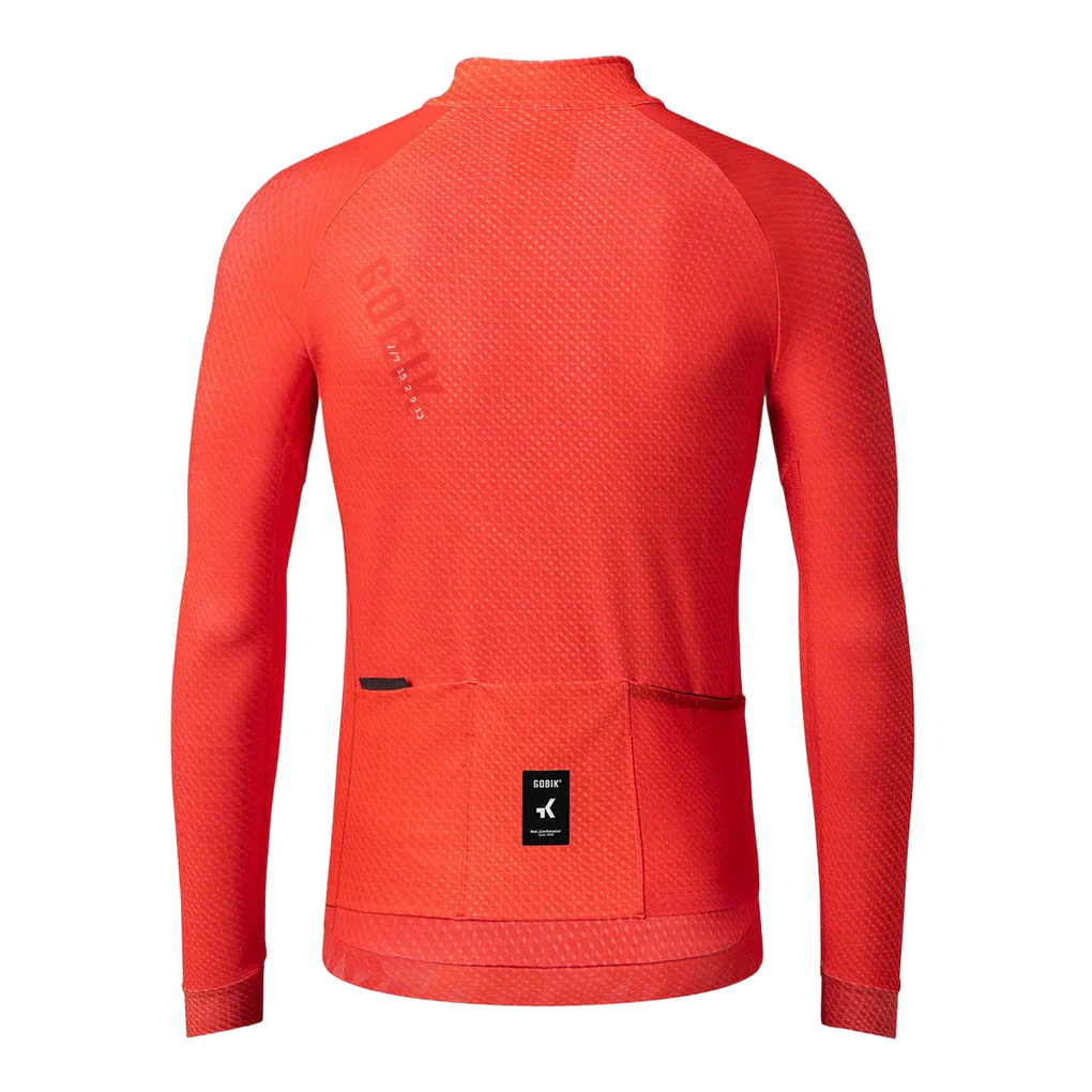 GOBIK Hyder Long Sleeve Jersey - Vermilion - Image 2