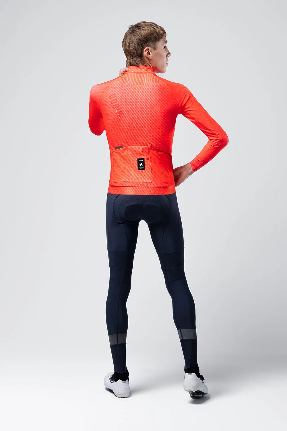 GOBIK Hyder Long Sleeve Jersey - Vermilion - Image 4