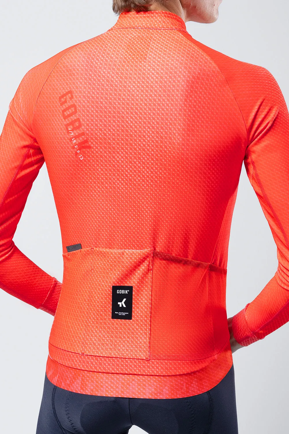 GOBIK Hyder Long Sleeve Jersey - Vermilion - Image 7