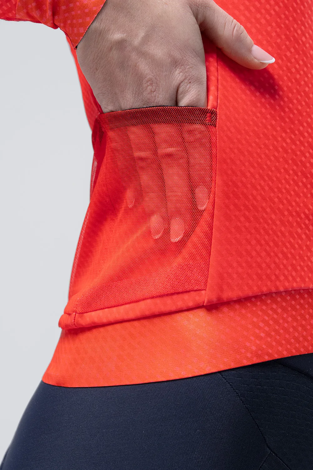GOBIK Hyder Women Long Sleeve Jersey - Vermilion - Image 10
