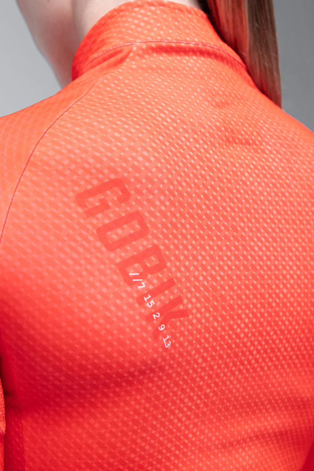 GOBIK Hyder Women Long Sleeve Jersey - Vermilion - Image 9