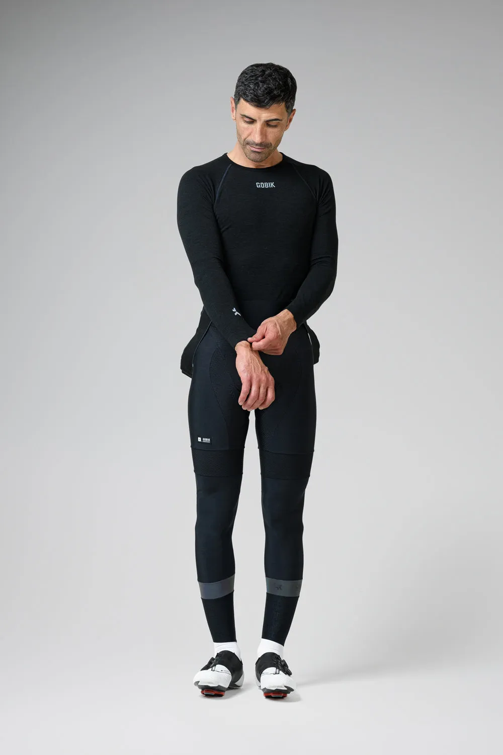 GOBIK Merino Long Sleeve Base Layer - Coal - Image 3