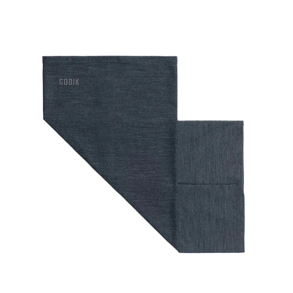 GOBIK Merino Neck Warmer - Moonbah Solid Graphite - Image 3