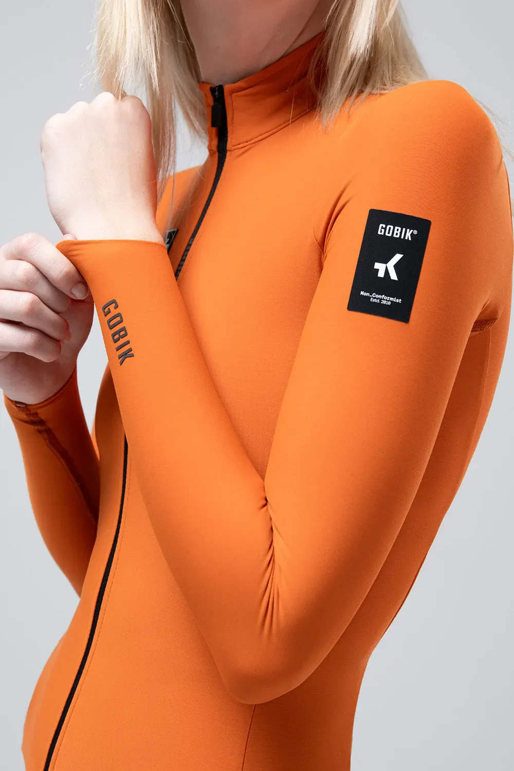 GOBIK Pacer Solid 2.0 Women Long Sleeve Jersey - Thai - Image 3