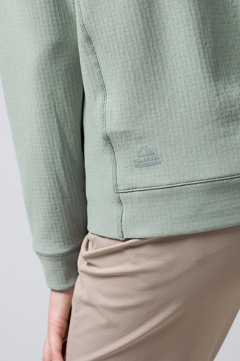 GOBIK Polartec Airpeak Unisex Sweatshirt - Iceberg Green - Image 2