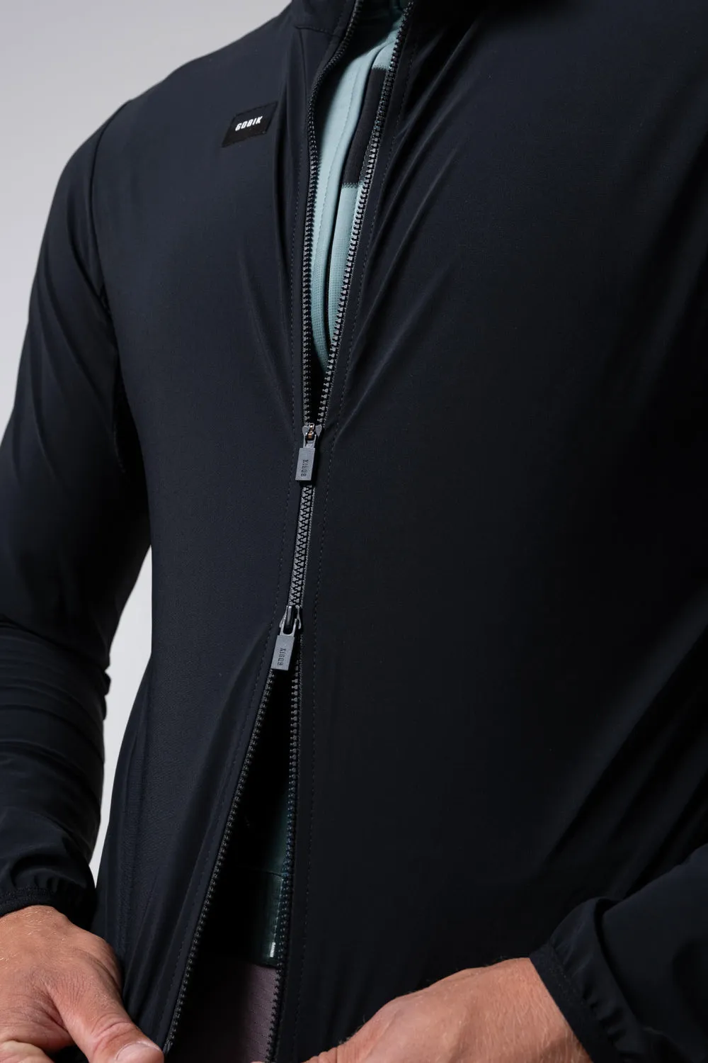 GOBIK Selkie Unisex Water Resistant Jacket - Ink Black - Image 12