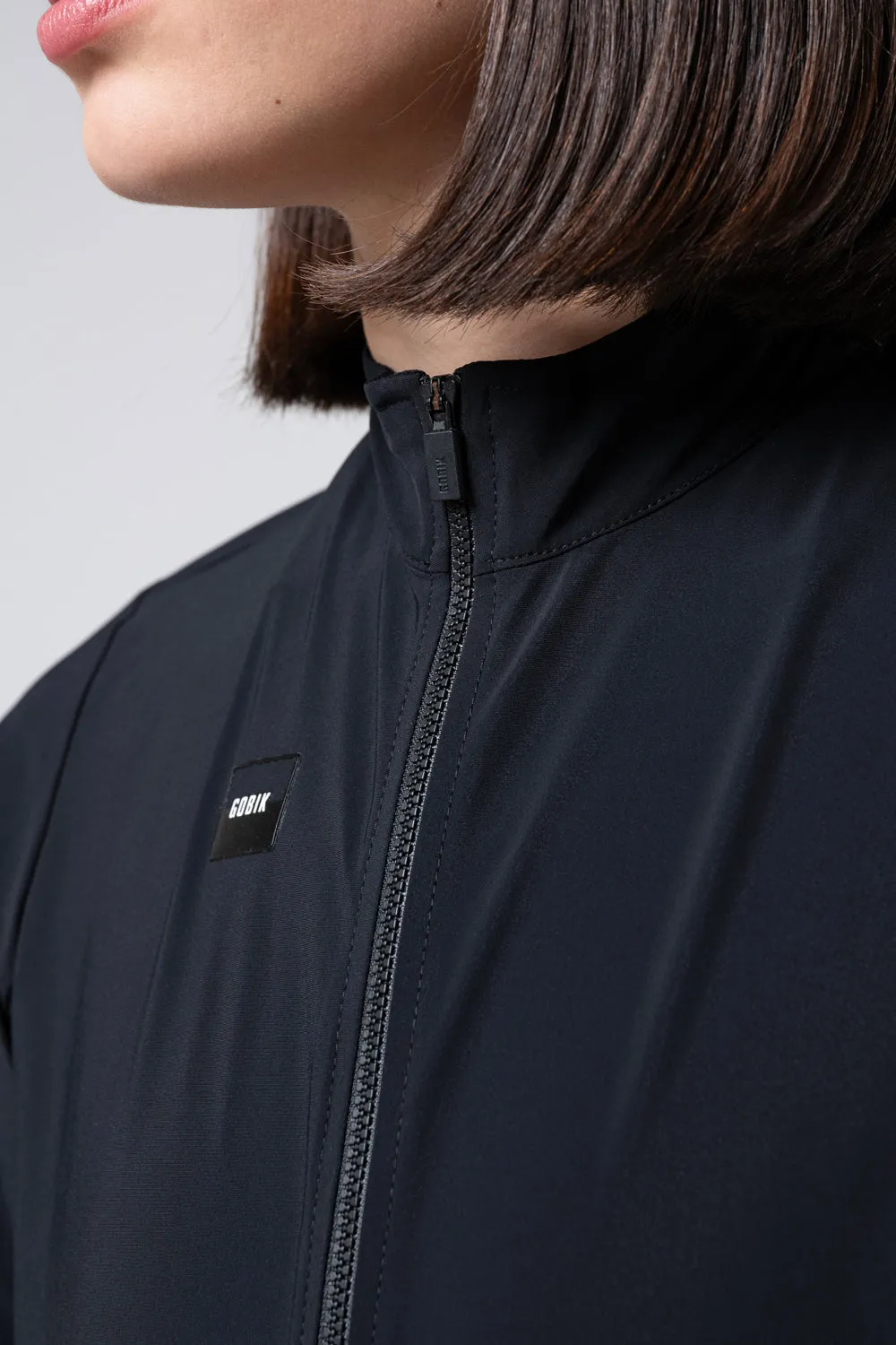 GOBIK Selkie Unisex Water Resistant Jacket - Ink Black - Image 8