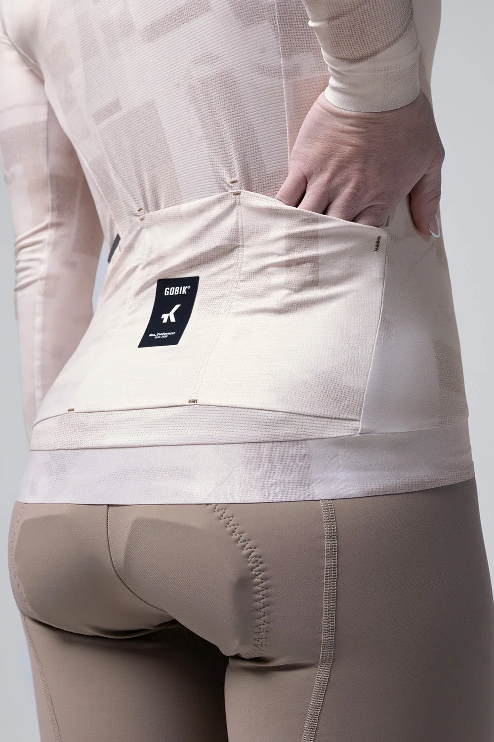 GOBIK Vanquish LS Unisex Jersey - Whisper - Image 4