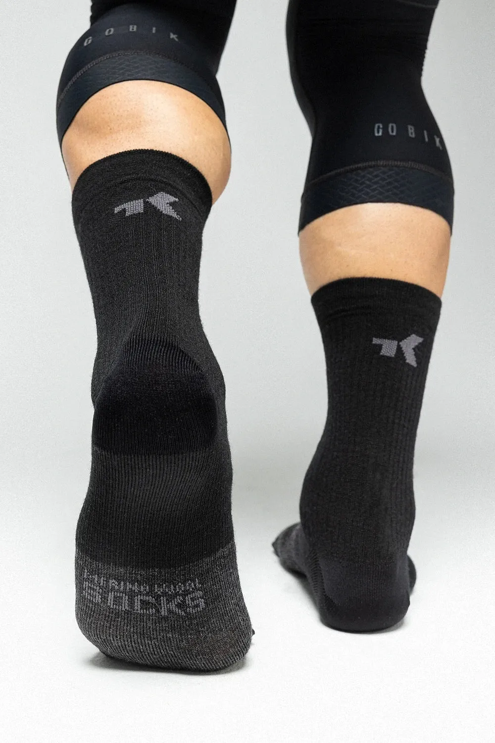 GOBIK Winter Merino Socks - Coal - Image 2