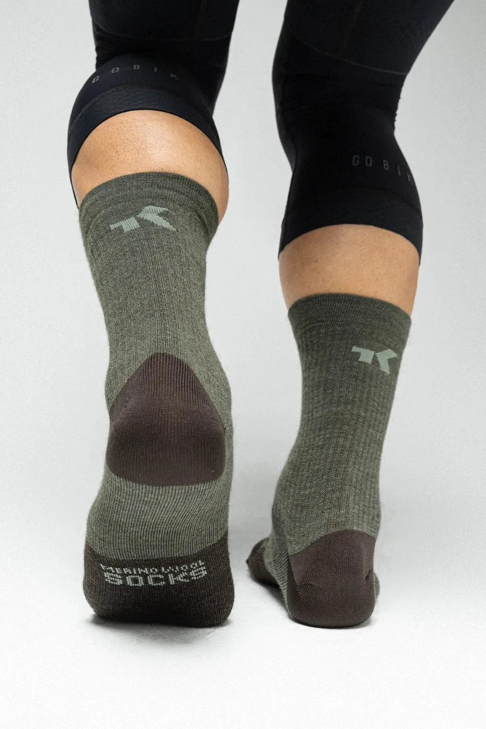 GOBIK Winter Merino Socks - Olive - Image 2