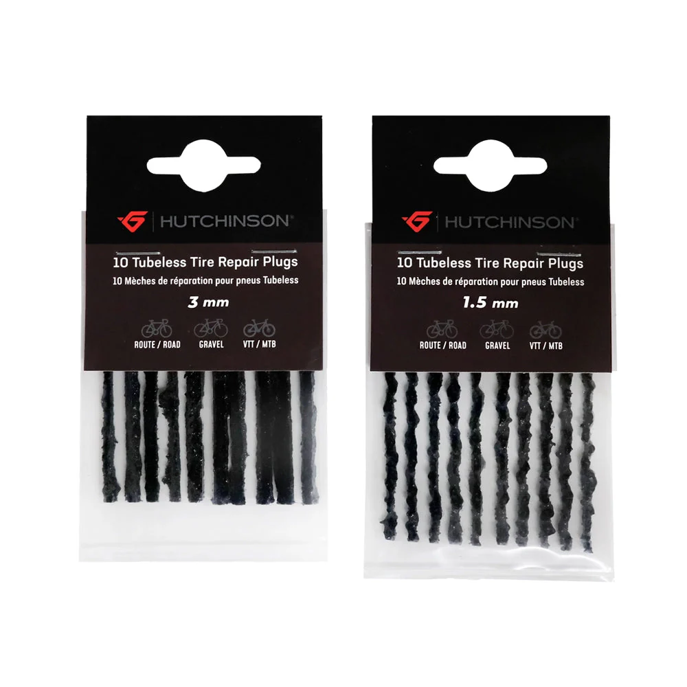 HUTCHINSON 10 Tubeless Tire Repair Plugs - Black - Image 3