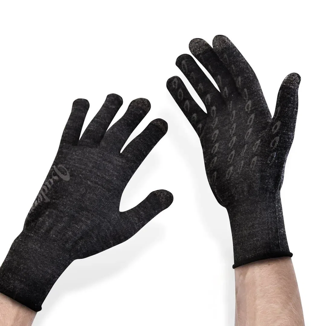 ISADORE Merino Gloves - Grey - Image 2