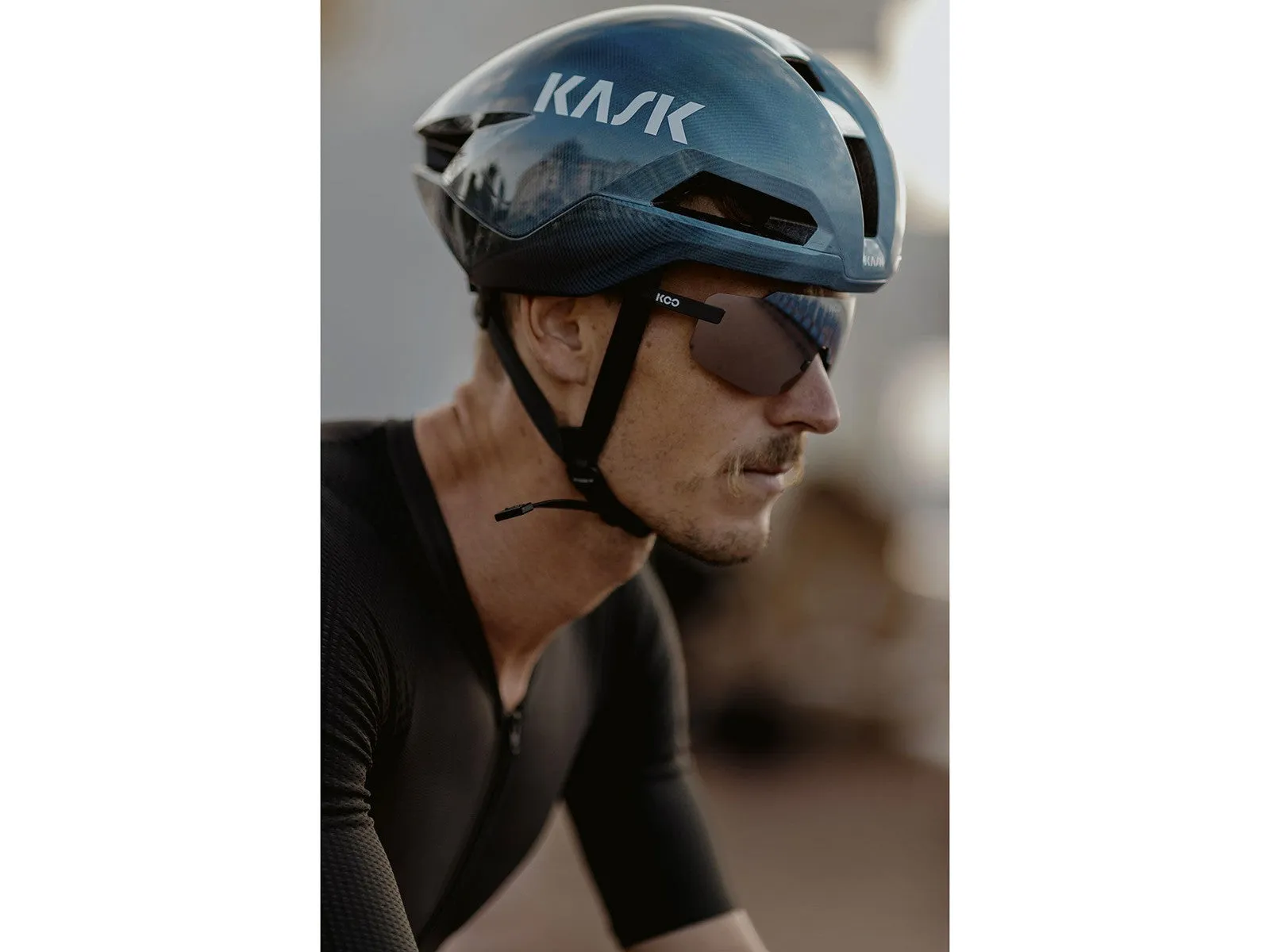 KASK Nirvana Aero Cycling Helmet - Blueberry Fade - Image 3