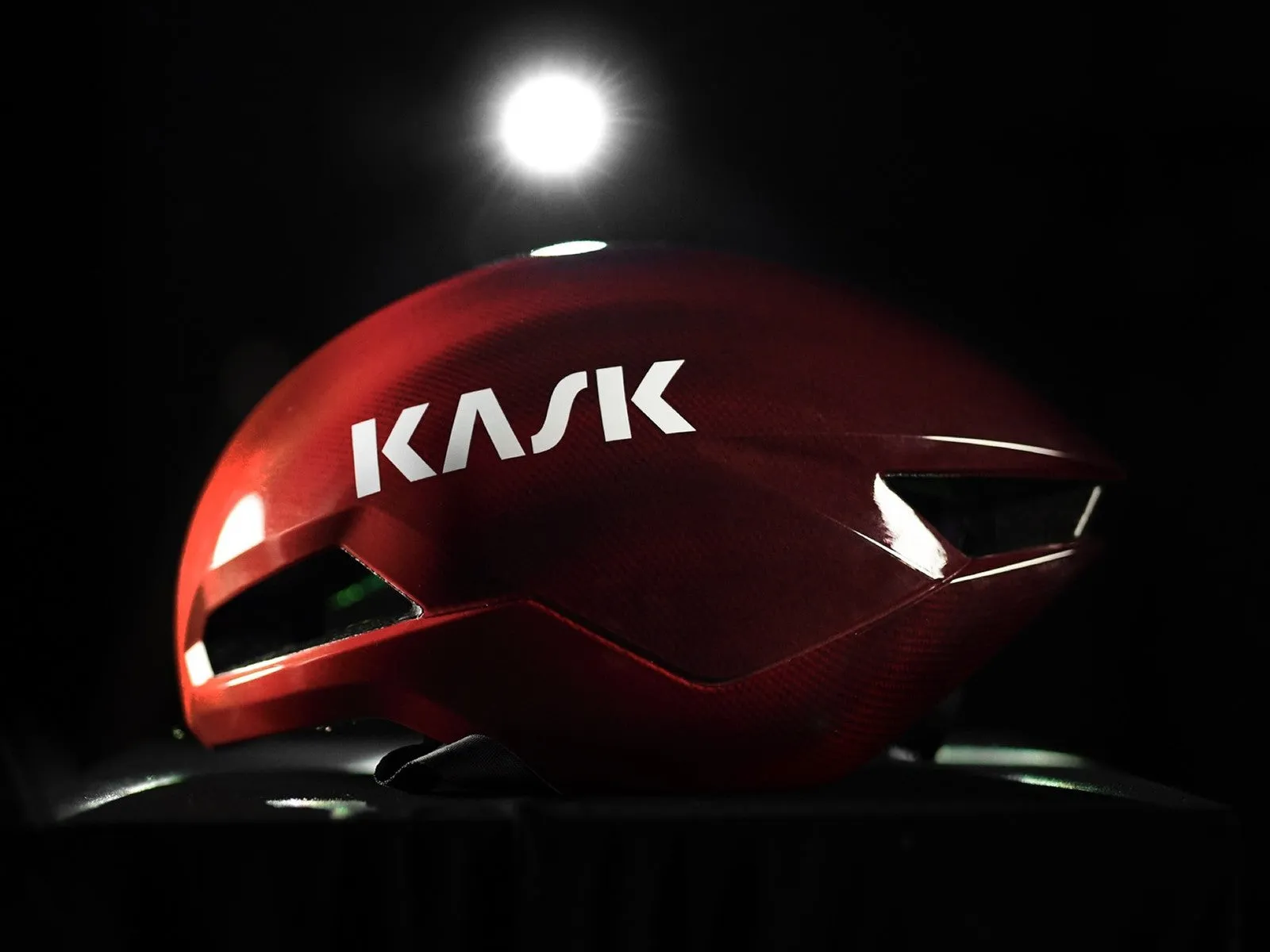 KASK Nirvana Aero Cycling Helmet - Cherry Bust - Image 4