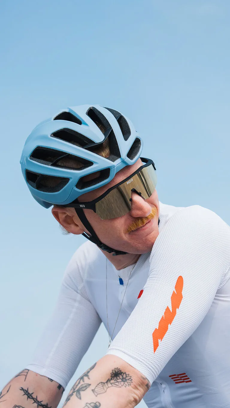 KASK Protone Icon Cycling Helmet  - Powder Blue Matt - Image 4