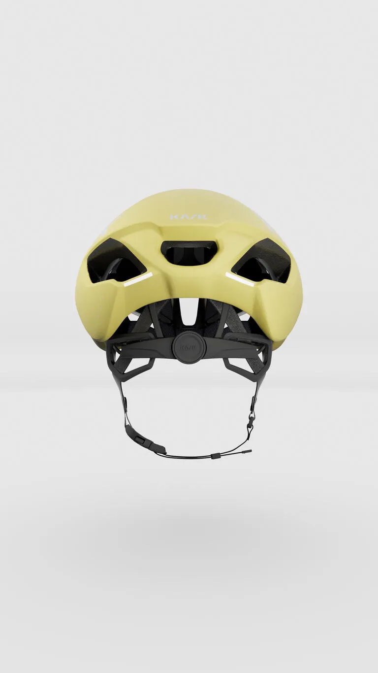 KASK Utopia Y Cycling Helmet - Celestial Yellow Matt - Image 3