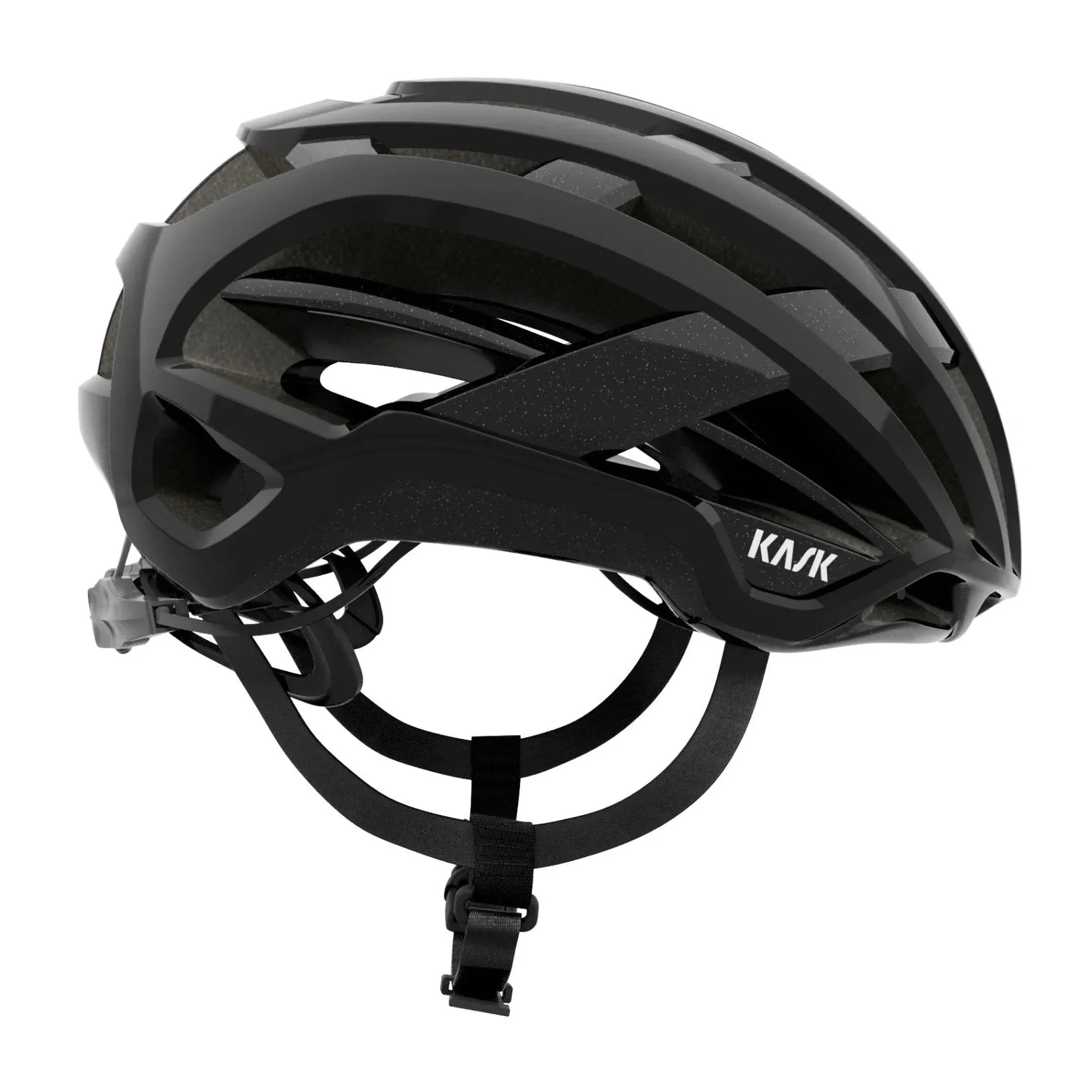 KASK Valegro Cycling Helmet - Black Glossy Polished - Image 2
