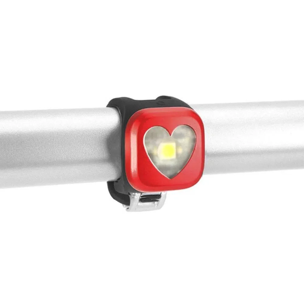 KNOG BLINDER 1 FRONT LIGHT - HEART/RED