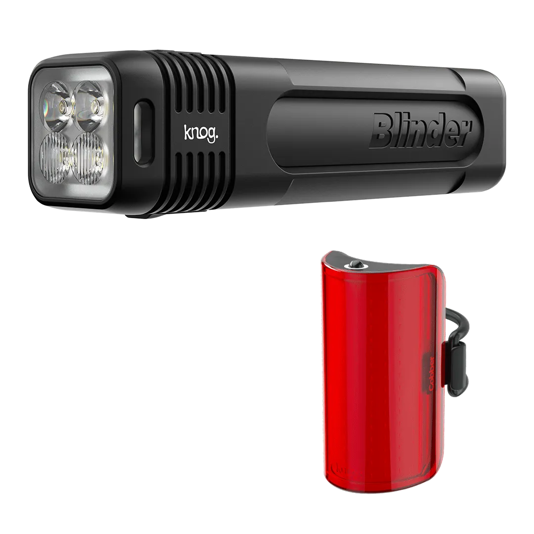 KNOG Blinder 900 & Mid Cobber Rear Light - Black - Image 6