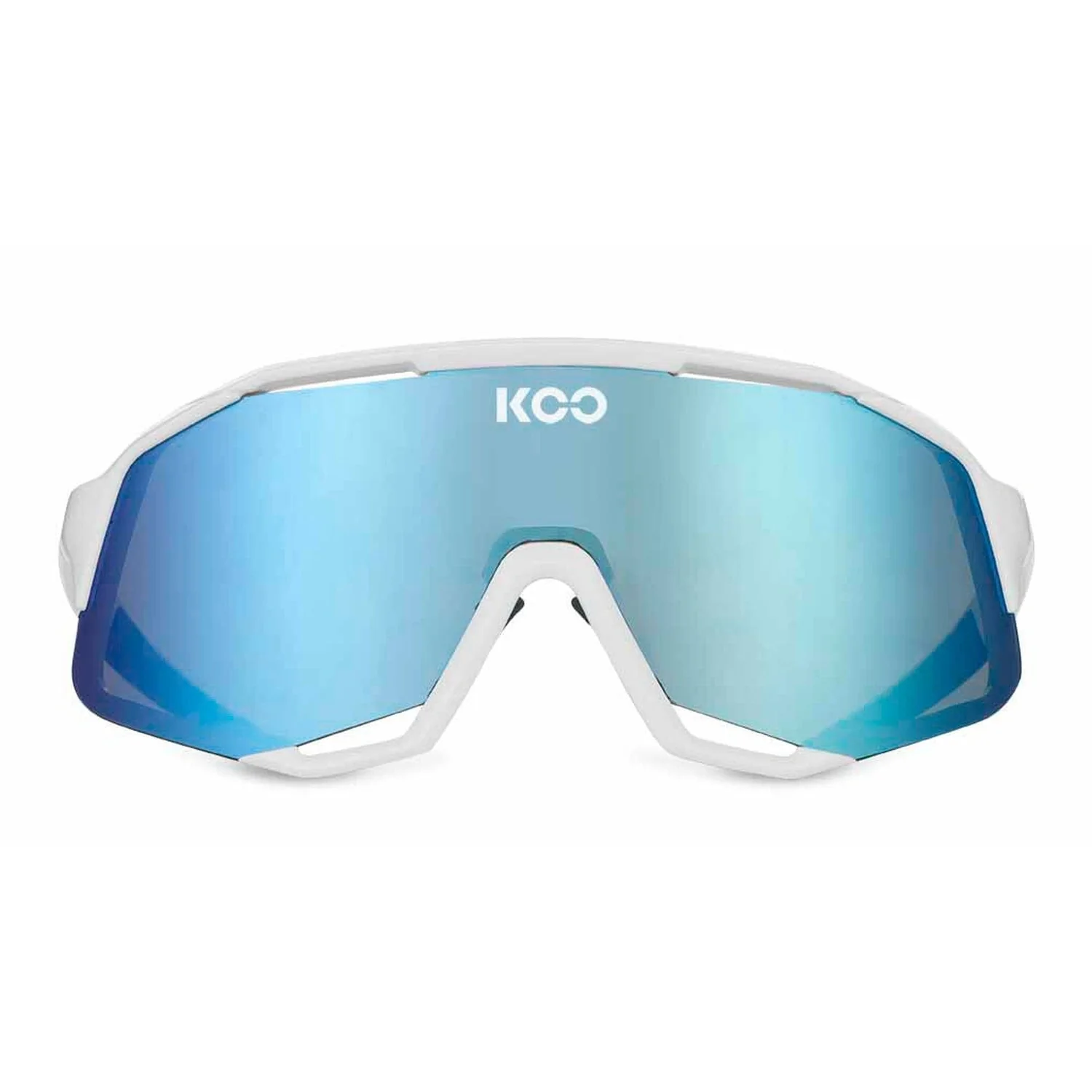 KOO Eyewear Demos Turquoise Mirror - White/Turquoise - Image 3