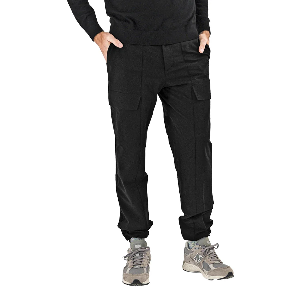 SILENCIOSA Cargo Pants - Black - Image 3