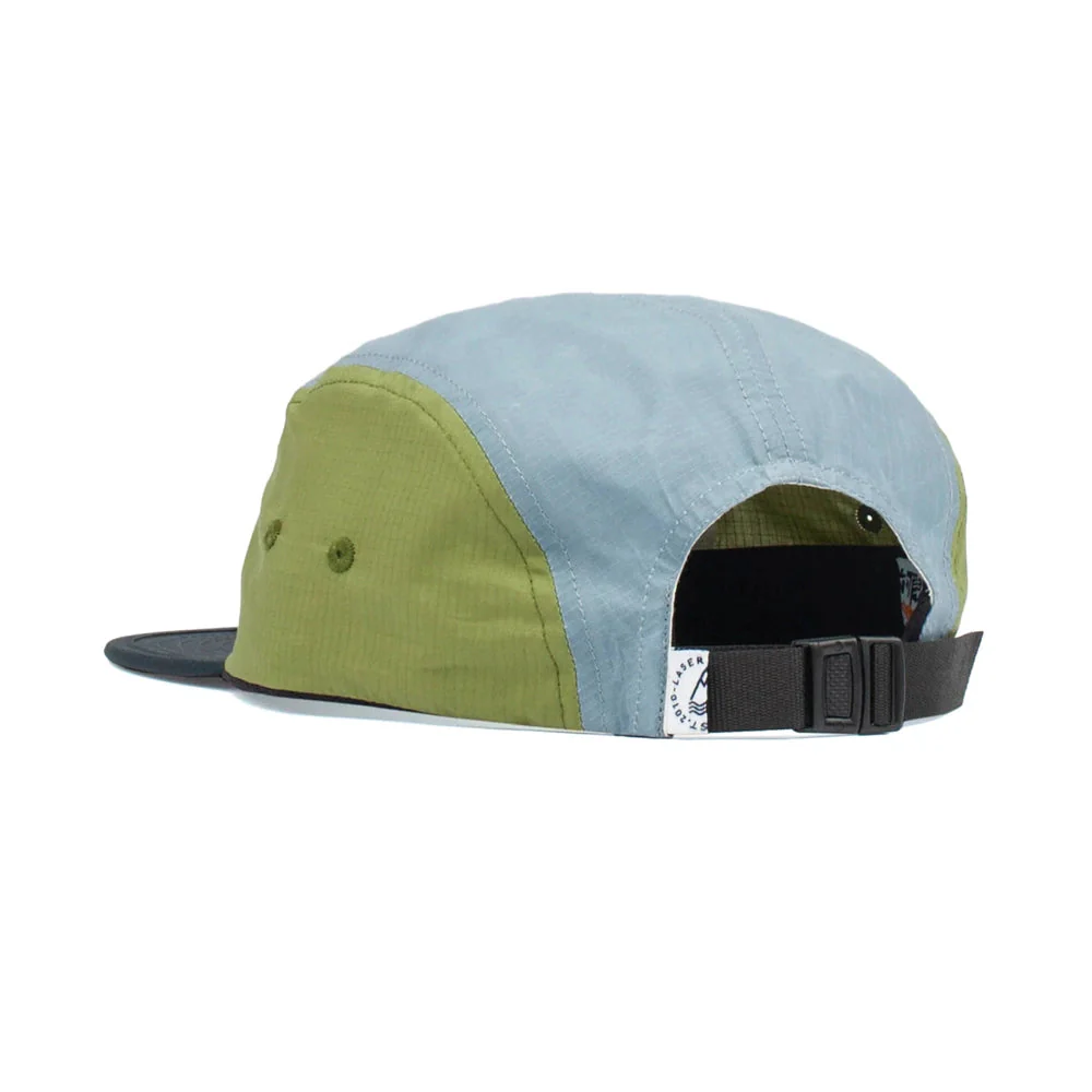 LASER Borne Ripstop Off Cuts Packable Hat Cap - 5 Panel - Image 2