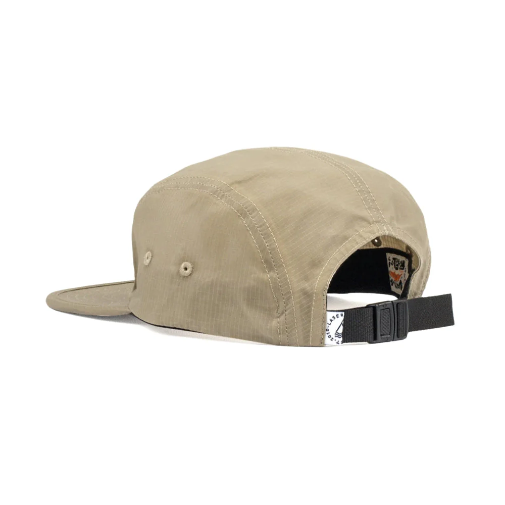 LASER Borne Ripstop Packable 5 Panel Hat Cap - Turtledove - Image 2
