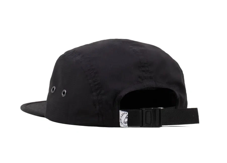 LASER Borne Ripstop Tonal Packable Hat Cap - Black - Image 2