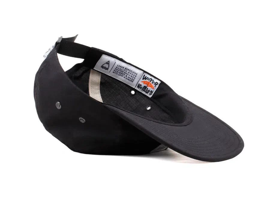 LASER Borne Ripstop Tonal Packable Hat Cap - Black - Image 3