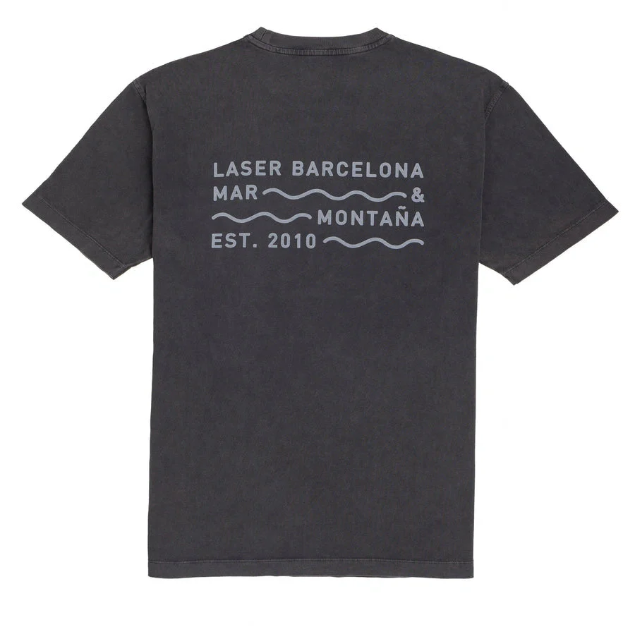 LASER Borne Tee - Faded Black - Image 2