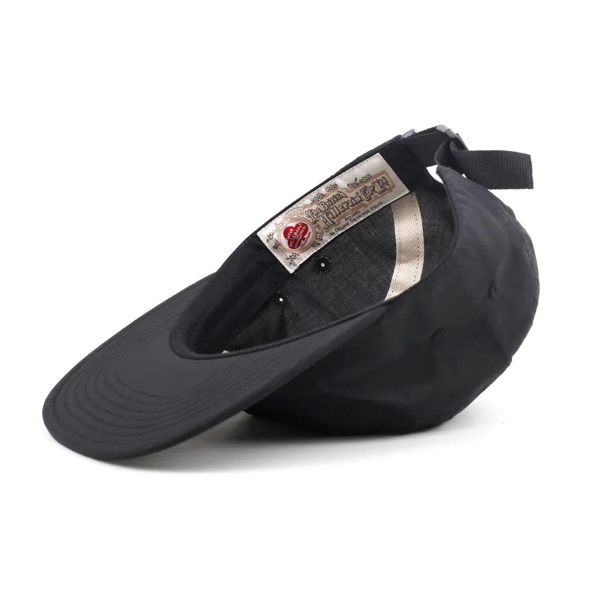 LASER Borne V2 Ripstop Packable 5 Panel Hat - Black - Image 3