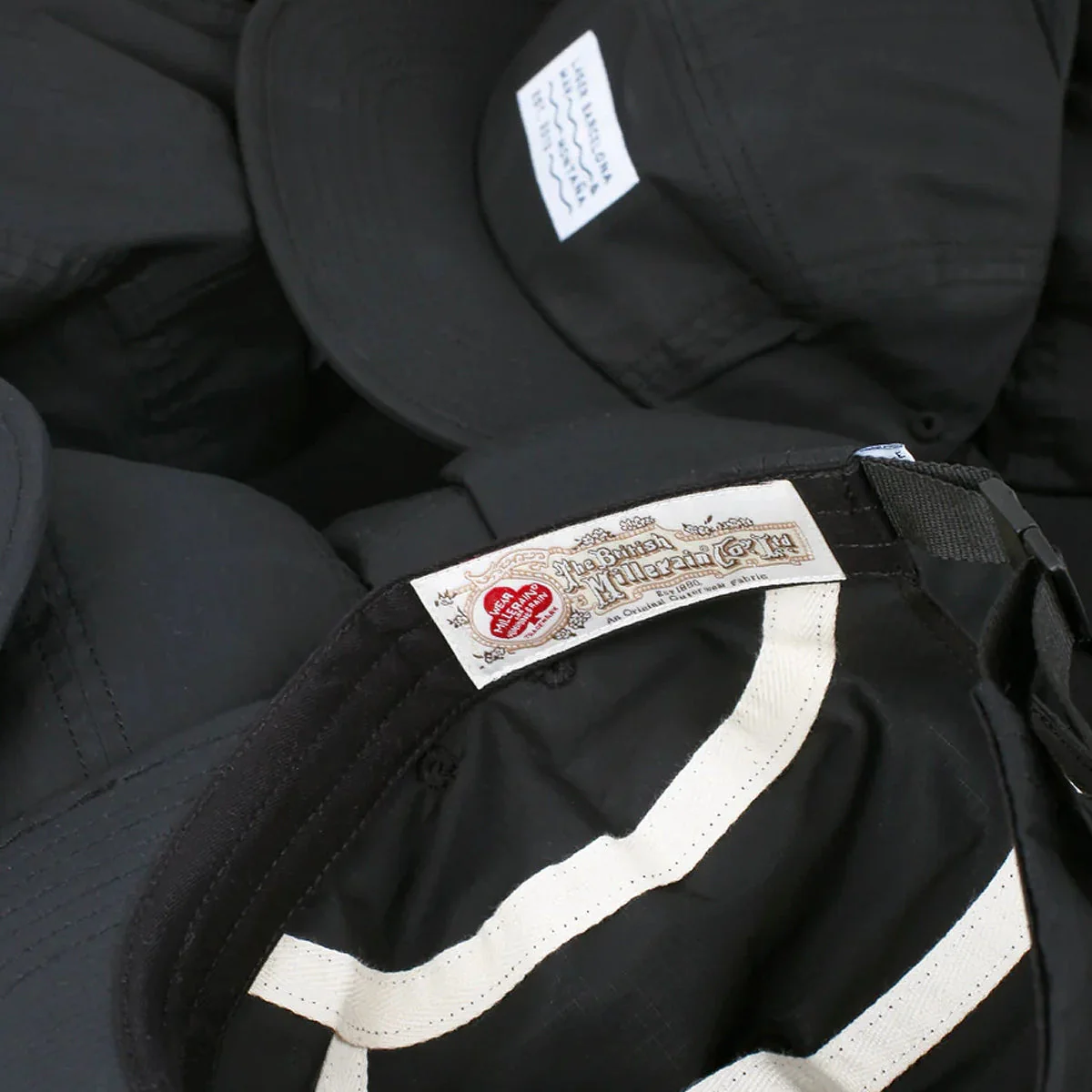 LASER Borne V2 Ripstop Packable 5 Panel Hat - Black - Image 4