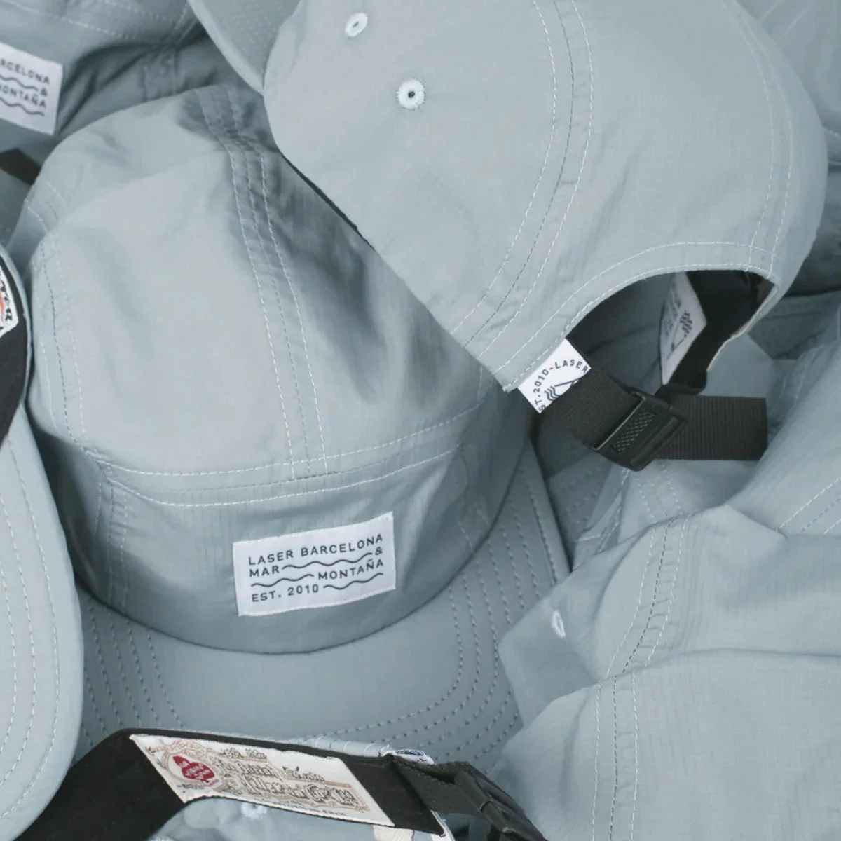 LASER Borne V2 Ripstop Packable Hat - Steel Blue - Image 4