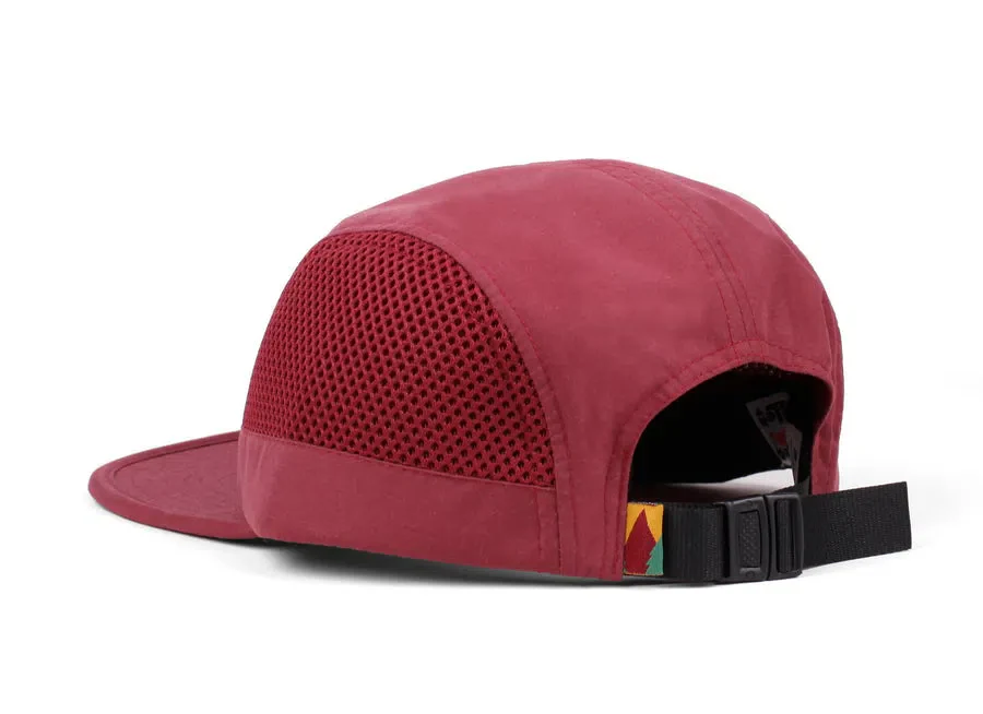 LASER Montseny Camper Tech Hat Cap - Burgundy - Image 2