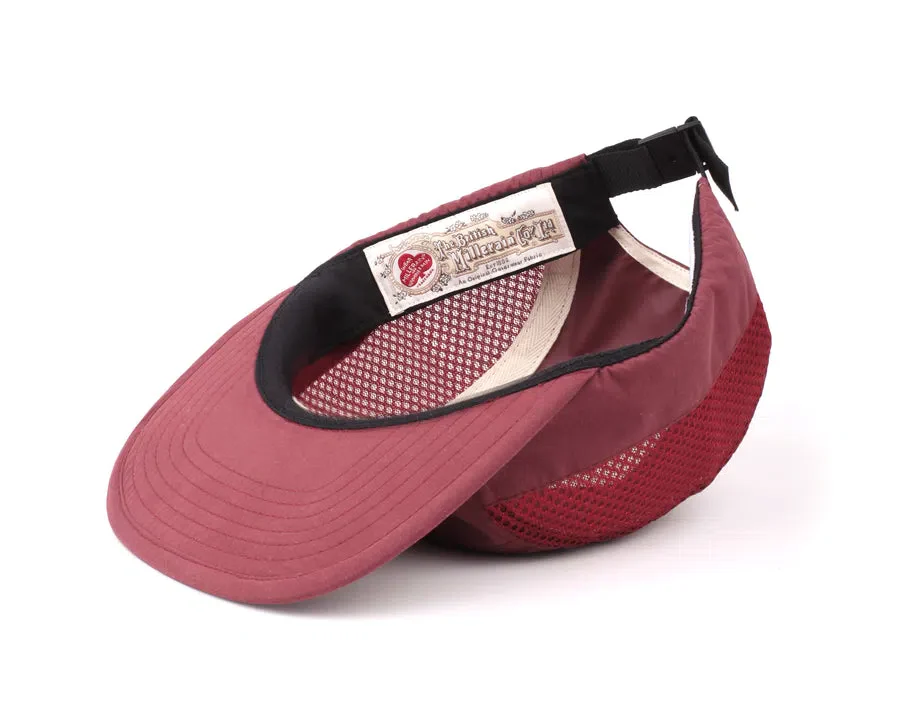 LASER Montseny Camper Tech Hat Cap - Burgundy - Image 3